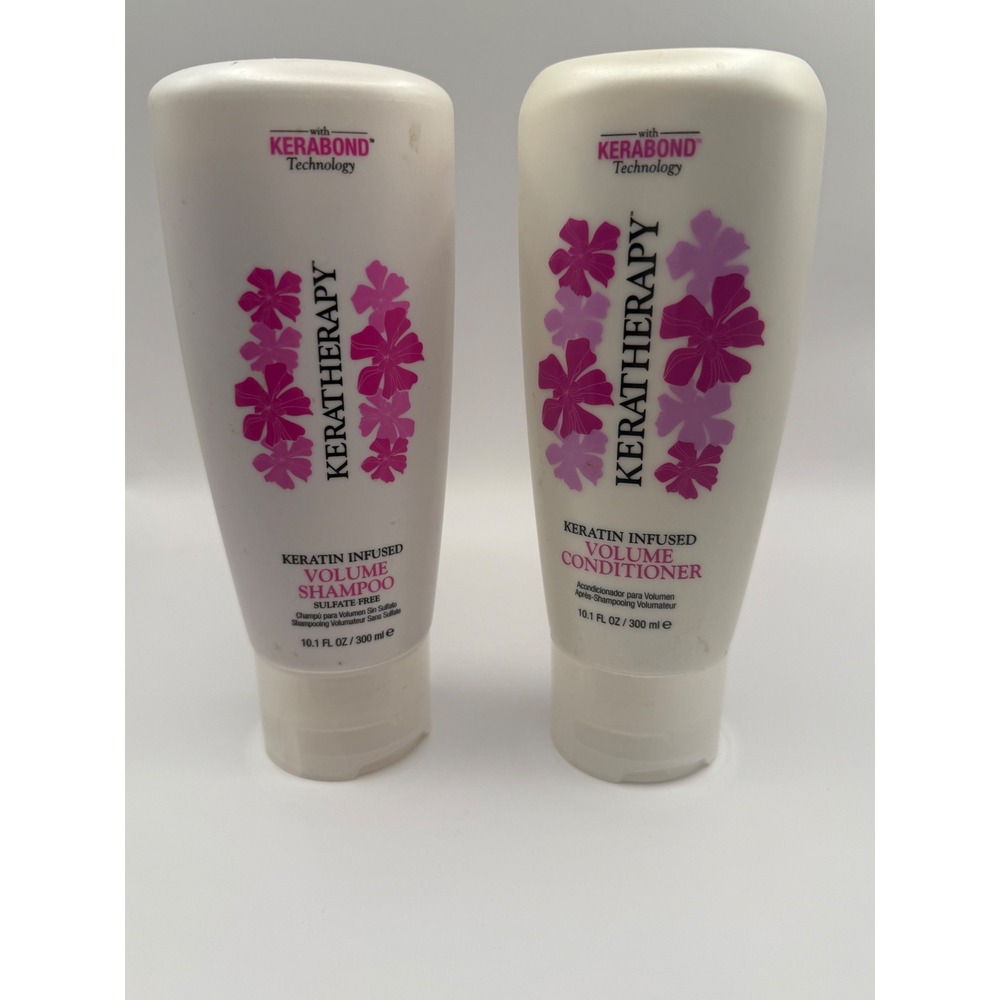 Keratherapy Keratin Infused Volume Shampoo and Conditioner Set 10.1oz Duo NEW